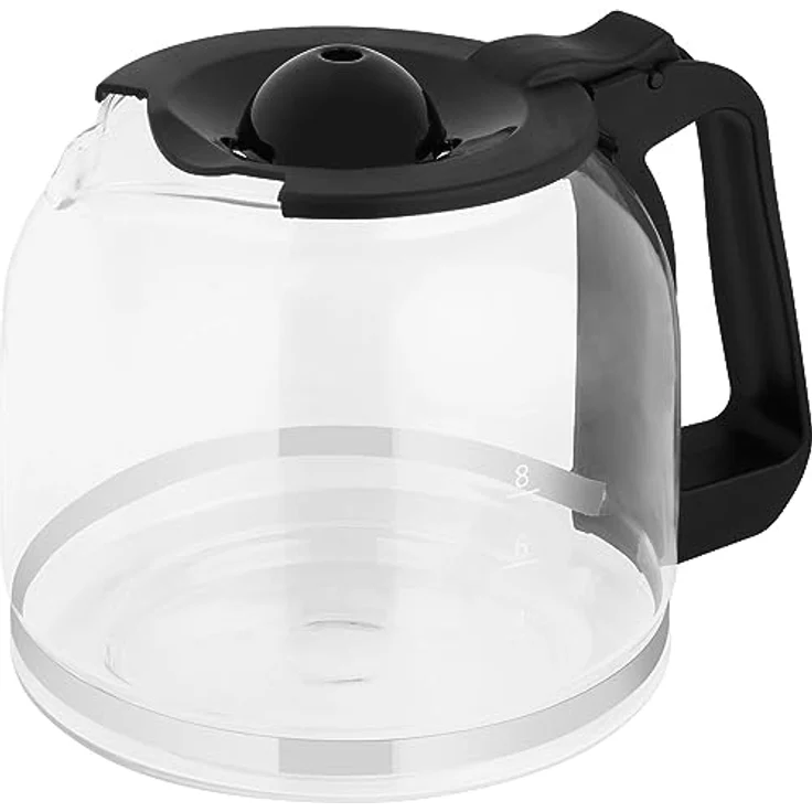 ECG KP 2125 Supreme,Drip-brew coffee machine,LCD display,Elegant glass carafe with 1.5 l, Schwarz/Edelstahl – Bild 3