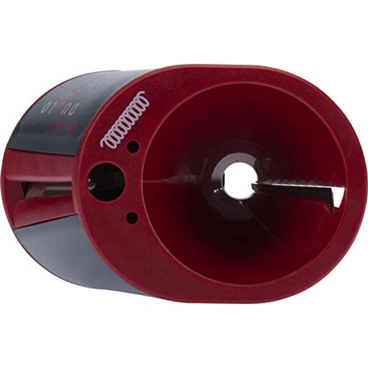 Westmark Gemüse-Spiralschneider Hand, mit 2 Schneidkegeln und Restehalter, Rostfreier Edelstahl/Kunststoff, Duolo, Anthrazit/Rot, 11622260 – Bild 2