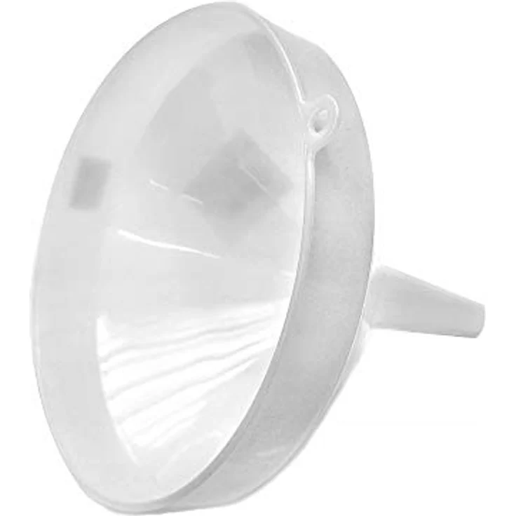 Browin 350031 Trichter groß, Ø 30 cm, Trichter für Alkohol, Fassungsvermögen von 6 Litern, zum Abfüllen großer Flaschen Wein, Bier, sicheres Material, Weiß – Bild 2