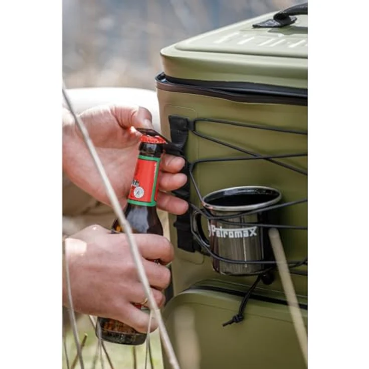 Petromax Kühlbox, 27 l, passive Kühlung, Olivgrün, leicht und robust für Outdoor-Aktivitäten – Bild 7