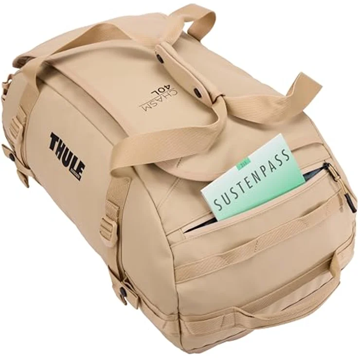 Thule Chasm 30 L Weekender Reisetasche, 49 cm, beige, 100% Polyester, ideal für Kurzreisen – Bild 3