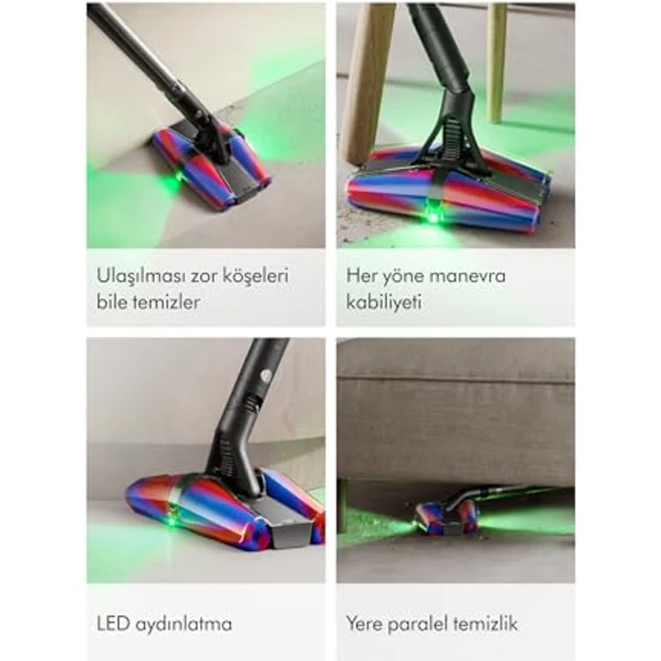 Dyson PencilVac™ Fluffycones, Akku-Stielstaubsauger mit 230 W und 55 AW Saugkraft, innovative kabellose Technologie – Bild 5