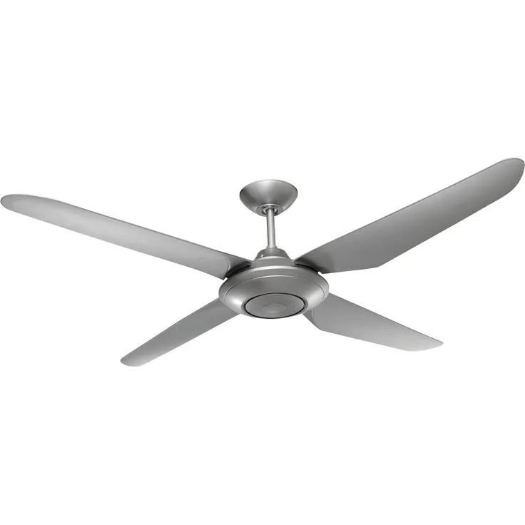 BEACON Airfusion Sensation, Deckenventilator 132 cm mit Wandschalter, silber, 3 Geschwindigkeiten, Sommer- und Winterbetrieb