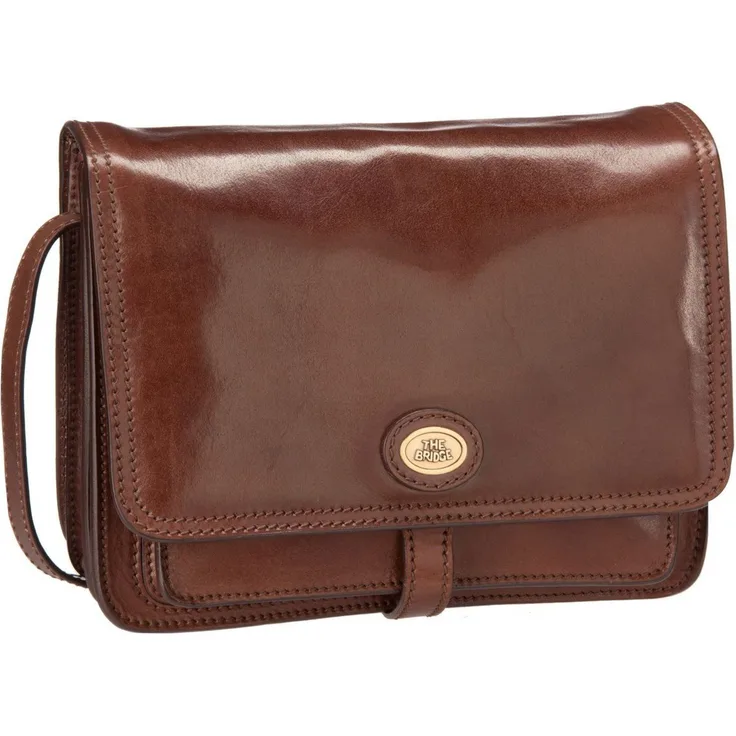 The Bridge Umhängetasche Story Donna Schultertasche 4182, Crossbody Bag in Braun