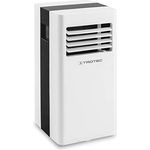 TROTEC PAC 2100 X mobile Klimaanlage 3-in-1 Kühlung, Ventilation, Entfeuchtung Monoblock-Klimagerät 2 kW 7.000 BTU/h für Raumgrößen bis 26 m² und 65 m³ 2 Ventilationsstufen, Energieeffizienzklasse A, weiß