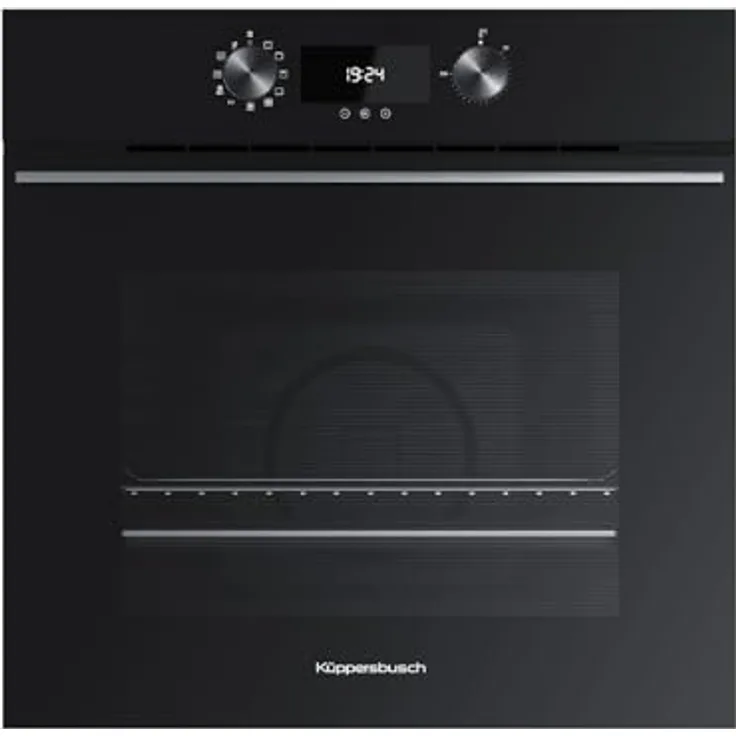 KÜPPERSBUSCH BP 6200.0 S1 Pyrolyse Backofen Schwarz, 9 Backofenfunktionen, inkl. Teleskop-Teilauszug