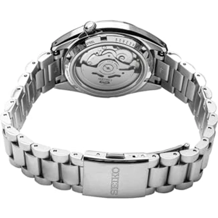 Seiko 5 Sport automatic men's watch with champagne background SRPK91K1, steel case and bracelet, 3-hand movement, day and date display, 10 bar water resistance – Bild 4