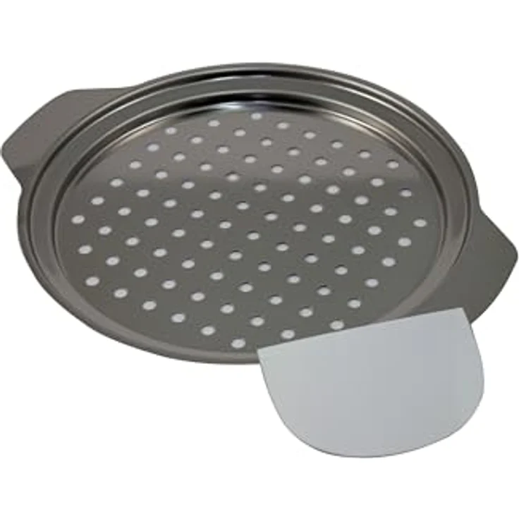 Weis Spätzleplatte, Edelstahl, Silber, 27.7 x 32.5 x 1.5 cm - Inklusive Teigschaber, speziell für kurze bayerische Knopfspätzle geeignet – Bild 1