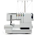 Husqvarna Viking Huskylock s21, Overlock-Nähmaschine mit großzügiger Arbeitsfläche und elektronischer Geschwindigkeitskontrolle