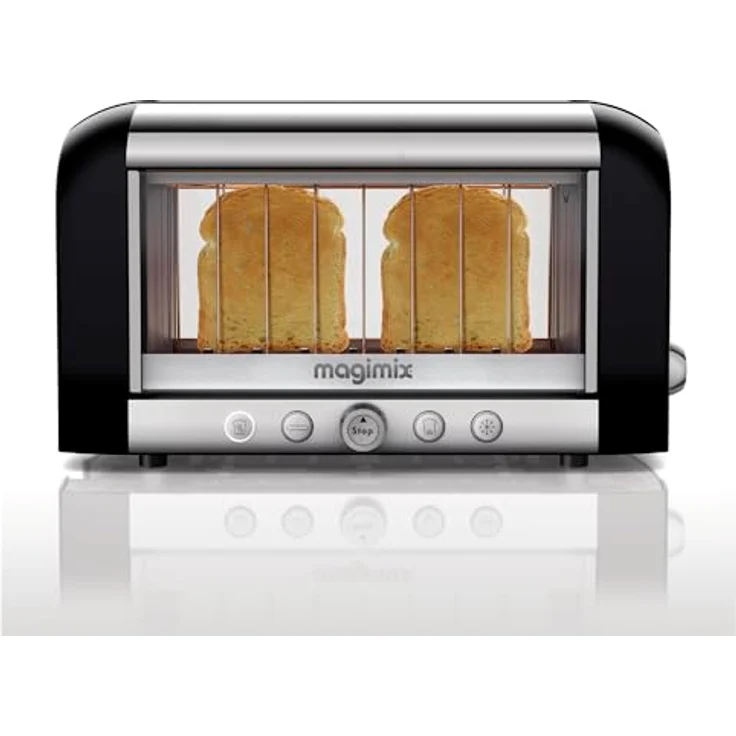 Magimix 11541 Toaster, Kunststoff, Schwarz, Metallisch – Bild 2
