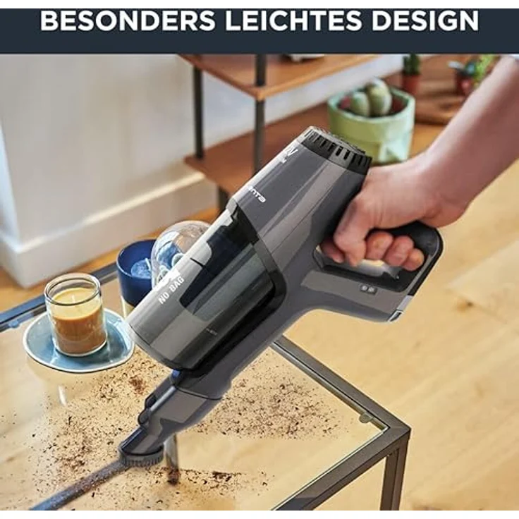 Rowenta Elektrobesen ohne Kabel und ohne Beutel Grigia & Blu – Bild 4