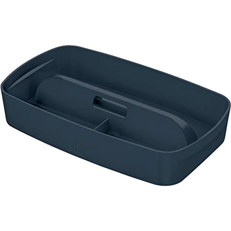 Leitz MyBox Aufbewahrungsschale mit Griff, Samtgrau, Cosy-Serie, 52664089