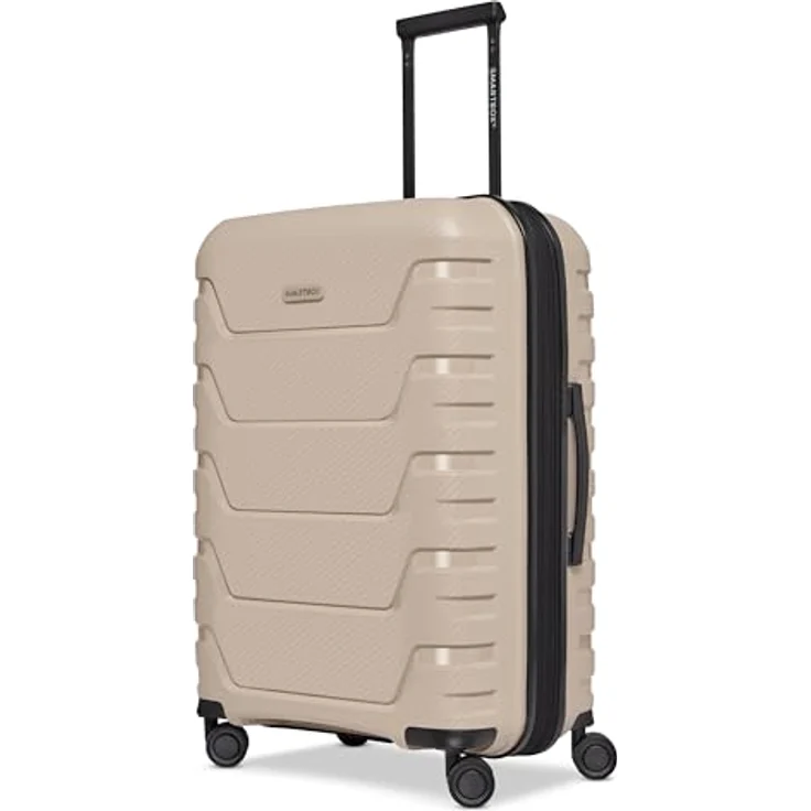 SMARTBOX Hartschalen Check-in Koffer | Mittelgroßer Trolley 45 x 28 x 66 cm | 71 auf 80 Liter erweiterbar | aus hochwertigem Polypropylen | 4 Doppelrollen & TSA-Schloss | leichte 3,8 kg (Edition 01) – Bild 1