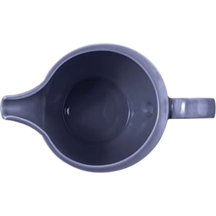 Seltmann Weiden Beat Color Glaze Milchkännchen, 290 ml, Gießer mit Rillen-Relief, Sahnekännchen aus Porzellan, Fliederblau – Bild 4