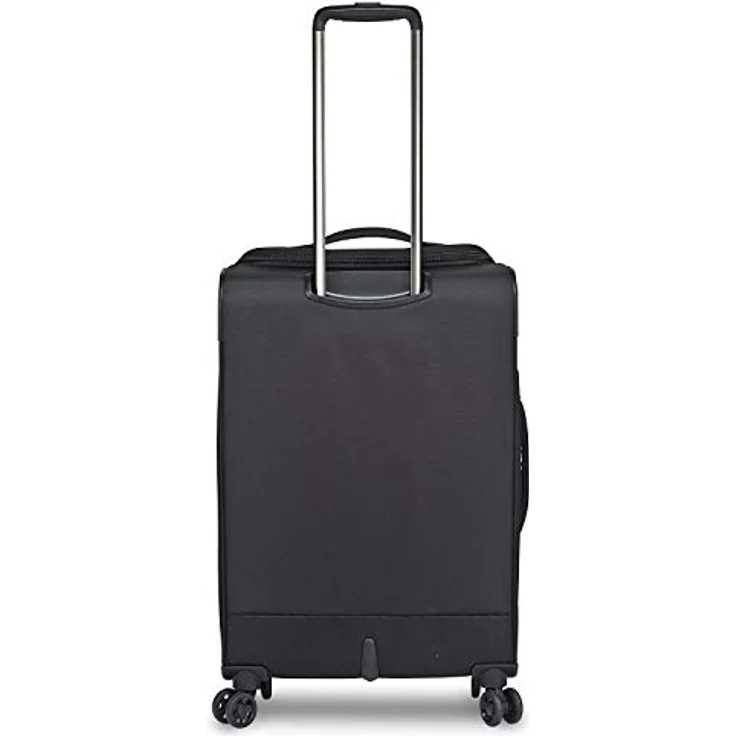Stratic Unbeatable 4.0 Koffer weichschale Trolley Rollkoffer Reisekoffer Weichgepäck TSA-Schloss, erweiterbar, Größe M, Black, schwarz – Bild 2