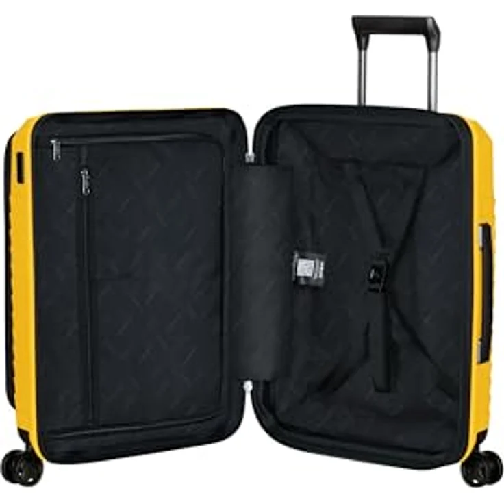 Samsonite Intuo Spinner 55, erweiterbarer Hartschalenkoffer Handgepäck 55 x 40 x 23/26 cm, 42/48 L, Gelb (Citrus), für EasyJet & die meisten Airlines, inkl. Fronttasche und TSA-Schloss – Bild 5