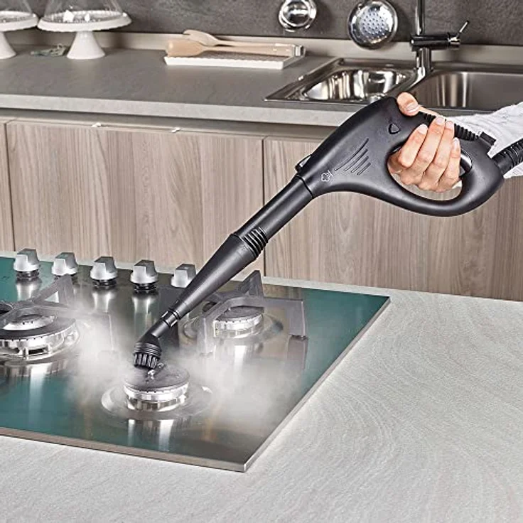 POLTI PTEU0267 Vaporetto Smart 30 S, maximal Druck 3 bar, Dampfausstoss bis zu 85 g-min, Anzeigesignal: Druck bereit, schwarz - weiss, tötet und beseitigt 99,99% der Viren, Keime und Bakterien – Bild 9