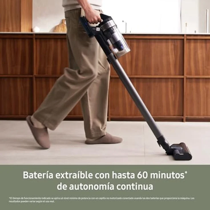 Samsung Cable Jet 75E Pet Staubsauger, 200 W, abnehmbarer Akku, Bürste für Haustiere, 99,999 % Filtersystem, grün – Bild 4