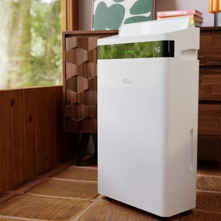 TroniTechnik TT-EF-04, Luftentfeuchter mit 20 l/Tag Entfeuchtungsleistung, WiFi-Steuerung, abnehmbarer Tank, automatische Abschaltung – Bild 2