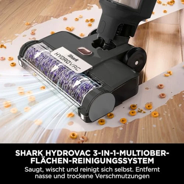 Shark Hydrovac Cordless WD210EU, Vacuum Cleaner, Grey, 120 W, 500 milliliters – Bild 3
