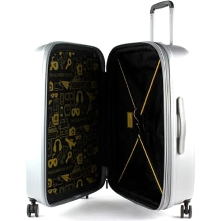 Mandarina Duck LOGODUCK + Trolley MEDIUM EXP Silver, 45 x 69 x 32/35 (BxHxB), Hardcase, erweiterbar, Spinner – Bild 5
