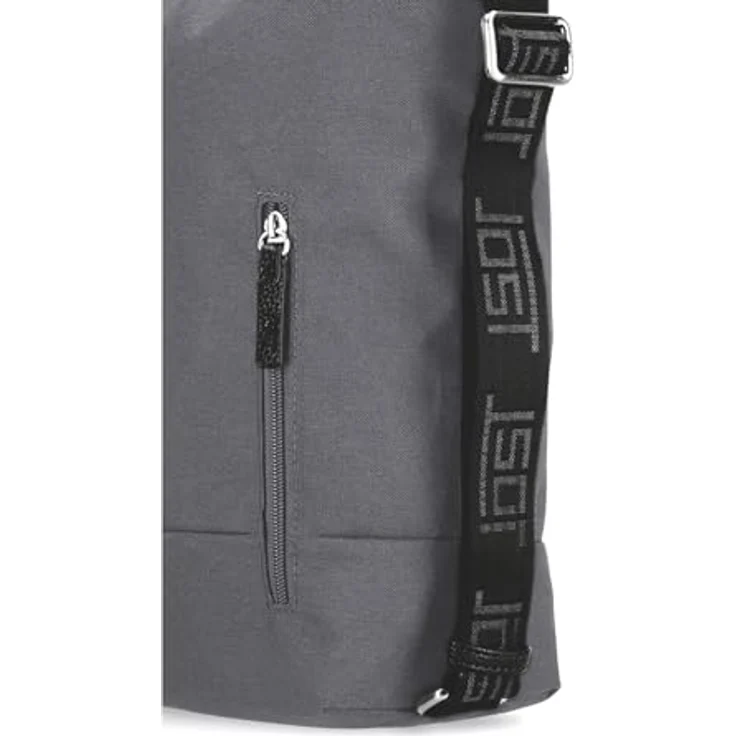 Jost Bergen 1103 3-Way Bag, Handtasche und Rucksack in Grau mit flexibler Trageweise – Bild 6