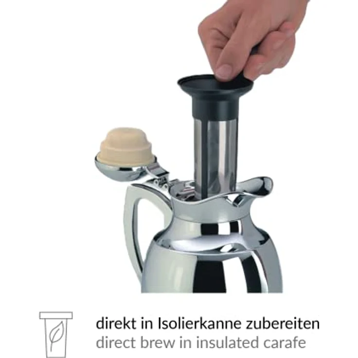 alfi 0097.000.000 Teefilter Aroma Compact, Kunststoff mit Edelstahlfilterfolie, Filter zum direkten Brühen in die Isolierkanne – Bild 5