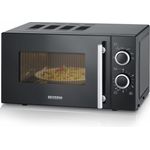 Severin Mikrowelle MW 9272 Solo-Mikrowelle in Schwarz, Elektrisch, 20 l, Gewichtsautomatik - Preisvergleich