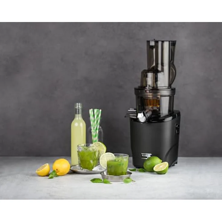 Kuvings REVO830 Slow Juicer, Entsafter, 200 Watt, Presswalze, schwarz – Bild 4