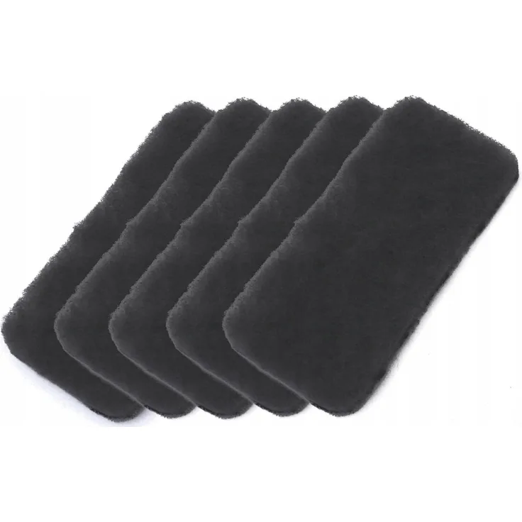 Practic Kohlefilter 5er-Pack für Bini-Behälter 35 l/25 l/6 l/4,5 l, effektive Geruchsneutralisierung mit Aktivkohle