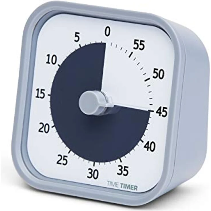 Time MOD - 60 Minuten Visueller Timer Home Edition für Kinder – Homeschooling, Timer für Schultisch, Bürotisch und Meetings mit lautlosem Betrieb – Bild 1