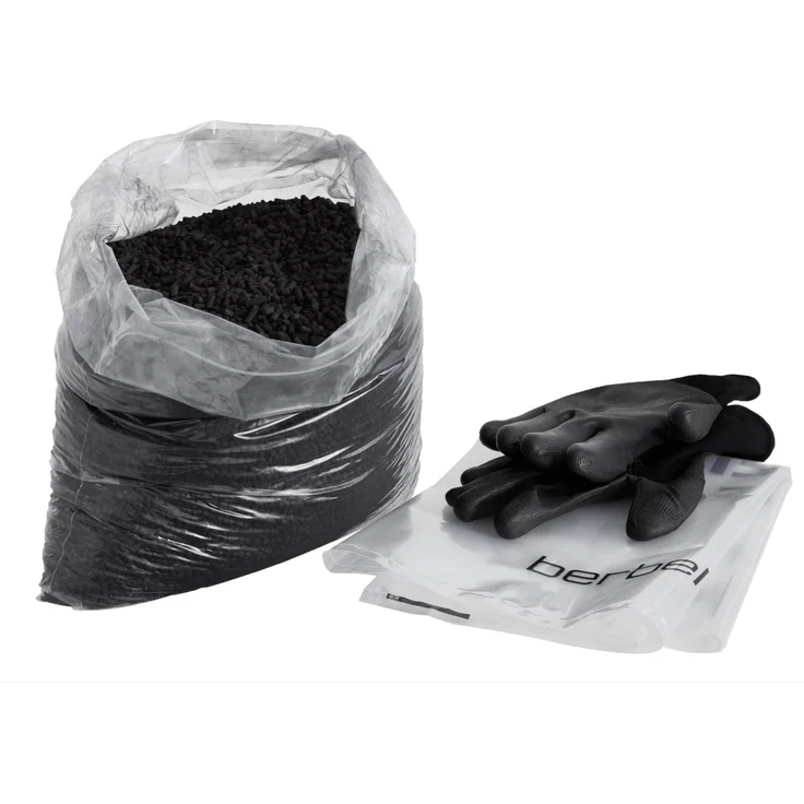 berbel Nachfüllpack Spezialkohle 'Fisch' 2,5 kg für BUF 125 DL Dunstabzugshauben-Zubehör, optimiert zur Beseitigung von Fischgerüchen