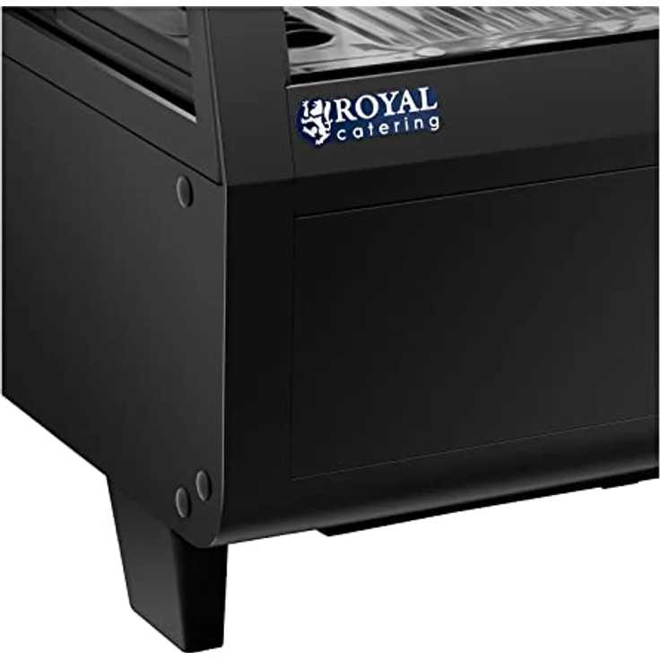 Royal Catering RCCC-100-BT Table Top Kühlschrank, 100 L Kühlvitrine mit LED-Beleuchtung, schwarz, 67 cm hoch, für Gastronomie – Bild 3