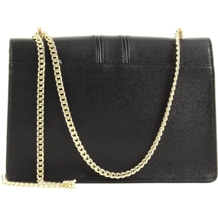 Seidenfelt Roros Big Umhängetasche, 25 cm x 8 cm x 20 cm, schwarz, 100% Polyurethan – Bild 4