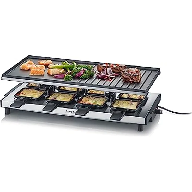RG 2375 Raclette Grill mit antihaftbeschichteter Grillplatte