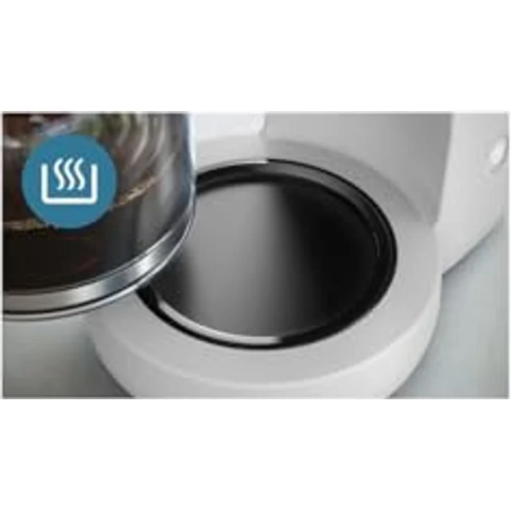 Philips HD7411/00, Filterkaffeemaschine mit Warmhaltemodus, Weiß – Bild 5