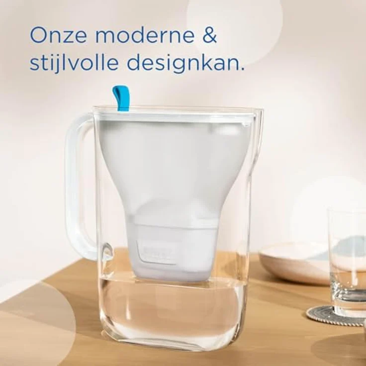 BRITA Style Wasserfilterkanne, Blau, 2,4 l – inklusive 3 Maxtra Pro Filtern – passt an die Kühlschranktür – Bild 3