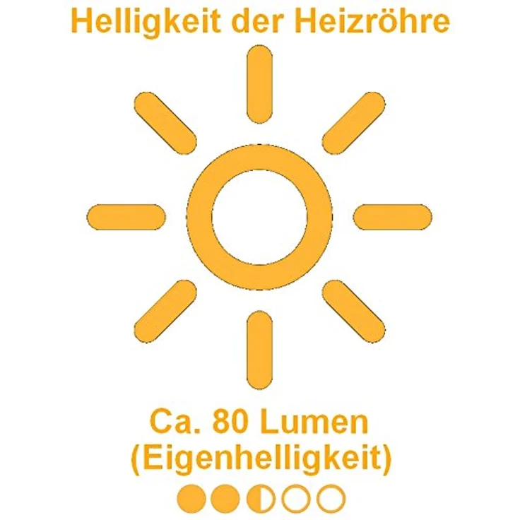 Aktobis Decken-Heizstrahler, Balkonheizer, Zeltheizer WDH-210S (Silbergrau + bis 2.100 Watt + Geringe Blendwirkung), Heizstrahler – Bild 6