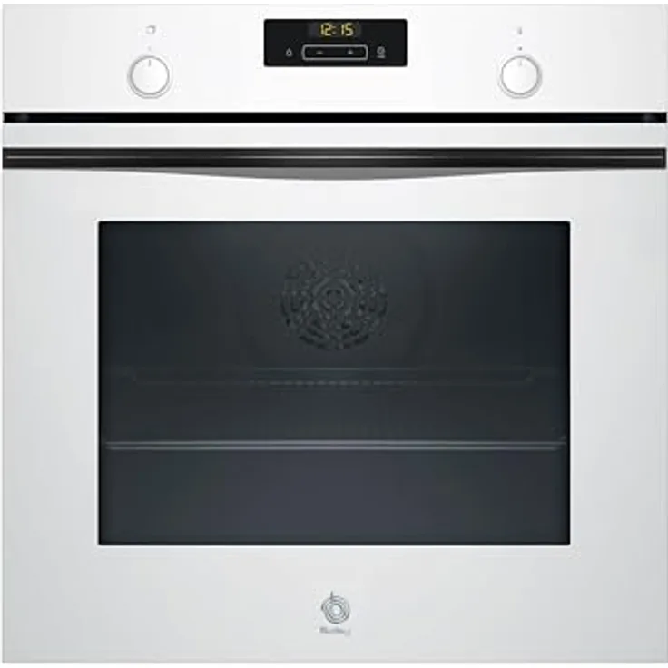 Balay 3HB5131B3, Elektrischer Einbaubackofen mit 71 l Fassungsvermögen, 7 Kochfunktionen, Aqualisis-Reinigungssystem, weiß