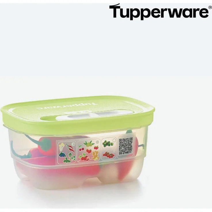 Tupperware KlimaOase 375 ml, Vorratsdose mit Klimaregler für optimale Frischekontrolle, stapelbar