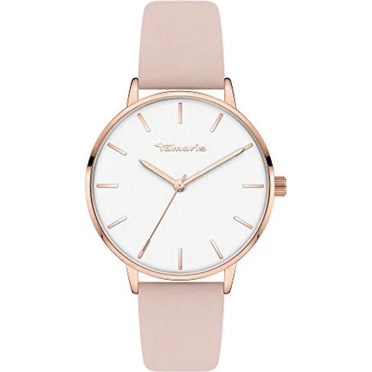 Tamaris Damen Analog Quarz Uhr mit Leder Armband TT-0006-LQ