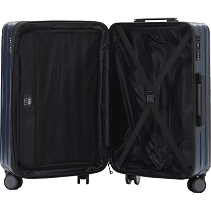 Münicase M816 Kabinentrolley 55cm, Hartschale mit TSA-Schloss, Teleskopgriff, 4 rollen, Dunkelblau – Bild 4