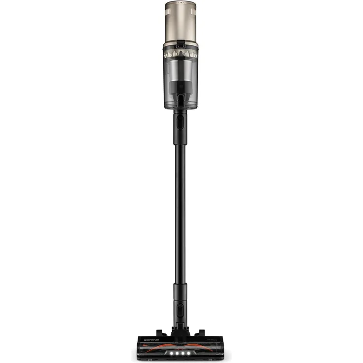 Gorenje NEOFLOW SVC259441NFGO, Akku Staubsauger mit Inverter Power Motor und Staubsensor-Technologie, Satin Gold