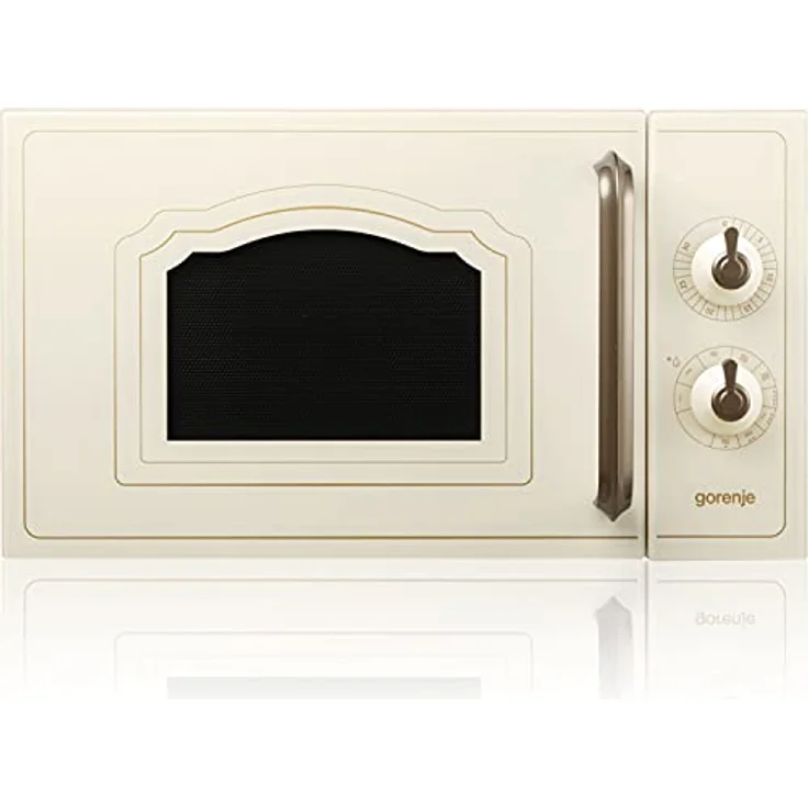 Gorenje MO4250CLI Mikrowelle mit Grill, Standgerät, 20 Liter Garraum, 800 Watt, elfenbein – Bild 3