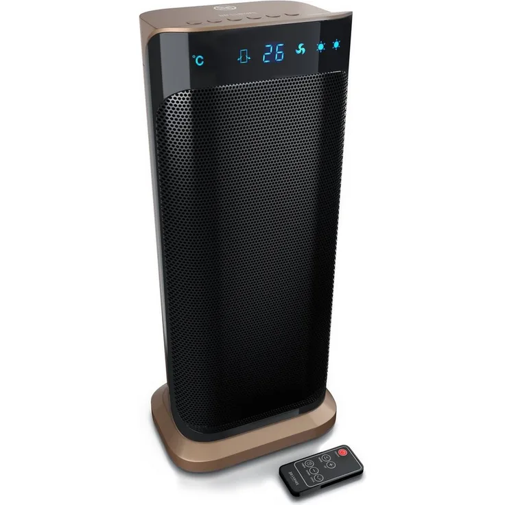 Brandson Heizlüfter, 2000 W, Fernbedienung, leise, Oszillation, Timer, Badezimmer Keramikheizlüfter
