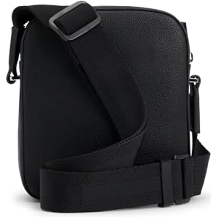 BOSS Umhängetasche Reporter Ray_NS zip, Schultertasche Handtasche Damen Tasche Damen, Kunstfaser, elegant und modern, schwarz – Bild 2
