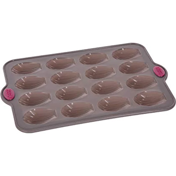 5five Silikonform für 16 Madeleines, hohe Flexibilität, Abmessungen 35,9x24,3x19 cm – Bild 1