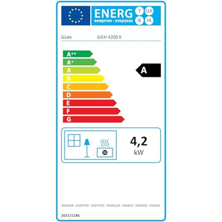 Güde GGH 4200 K Gasheizer, mobiler Bauheizer mit 3 Heizstufen, Piezozündung und thermischer Sicherung – Bild 10