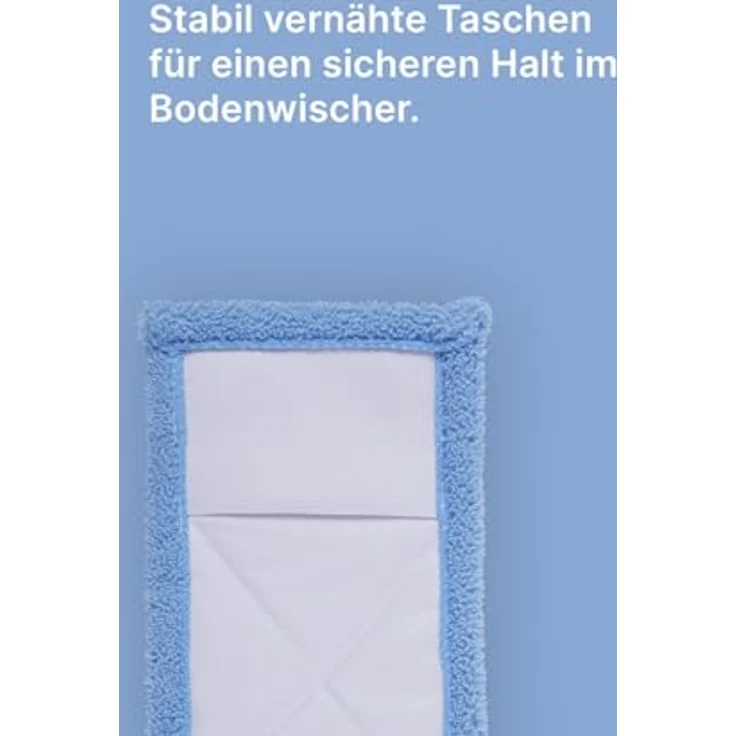 Bestlivings Ersatzbezug Bodenwischer 40cm, Mikrofaser Wischbezug für alle glatten Bodenarten, waschbar und langlebig – Bild 4