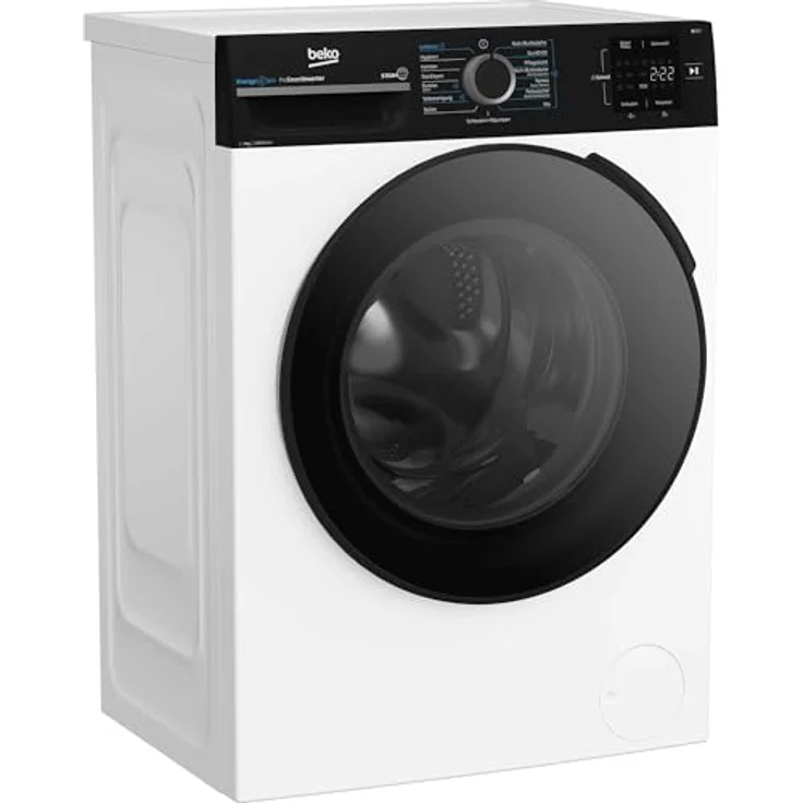 Beko BM3WFU3741R Waschvollautomat, 7 kg, Schleuderwahl 1400 U/min, SteamCure Dampffunktion, allergikergeeignet, AquaWave Schontrommel, Weiß – Bild 4